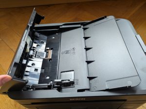 Epson WorkForce WF-2960DWF Multifunktionsdrucker von oben aufgeklappt