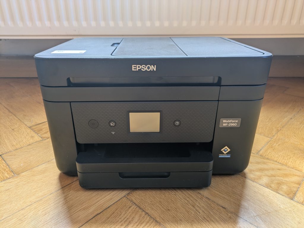 Epson WorkForce WF-2960DWF Multifunktionsdrucker von vorne