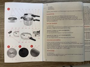 Fissler Vitaquick® Premium Schnellkochtopf Griff von oben Bedienungsanleitung
