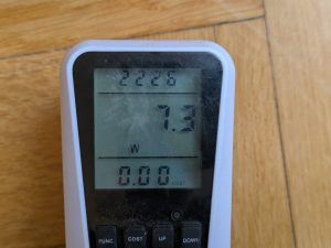 Gemessener Stromverbrauch des Brother MFC-J1010DW Multifunktionsdruckers
