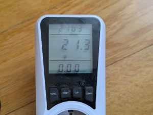 Gemessener Stromverbrauch des Canon Maxify GX4050 Multifunktionsdruckers
