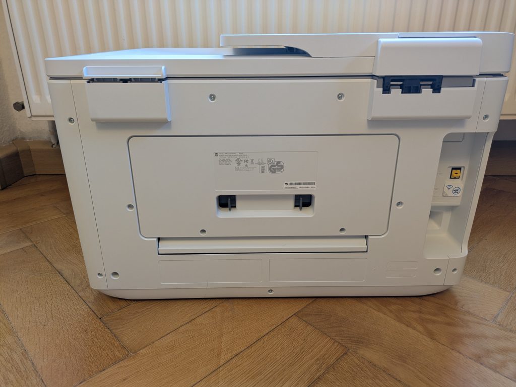 HP OfficeJet Pro 9730e Multifunktionsdrucker von hinten