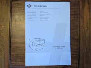 Handbuch des HP OfficeJet Pro 9730e Multifunktionsdruckers