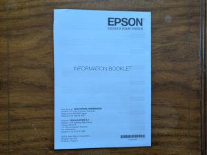 Infoblatt des Epson EcoTank ET-2870 Multifunktionsdruckers