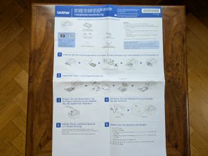 Kurzanleitung des Brother DCP-L2550DN Multifunktionsdruckers