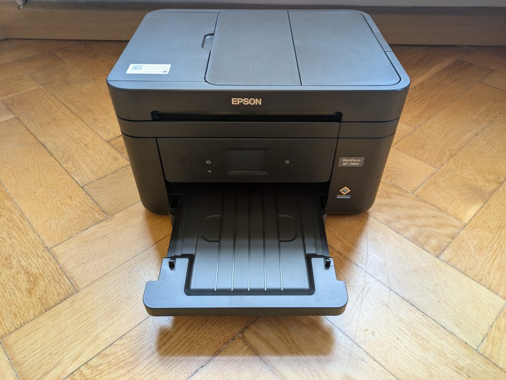 Papierablage des Epson WorkForce WF-2960DWF Multifunktionsdruckers