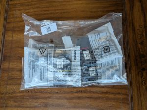 Patronen des Brother MFC-J1010DW Multifunktionsdruckers verpackt