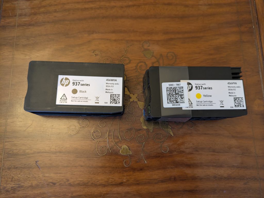 Patronen des HP OfficeJet Pro 9730e Multifunktionsdruckers