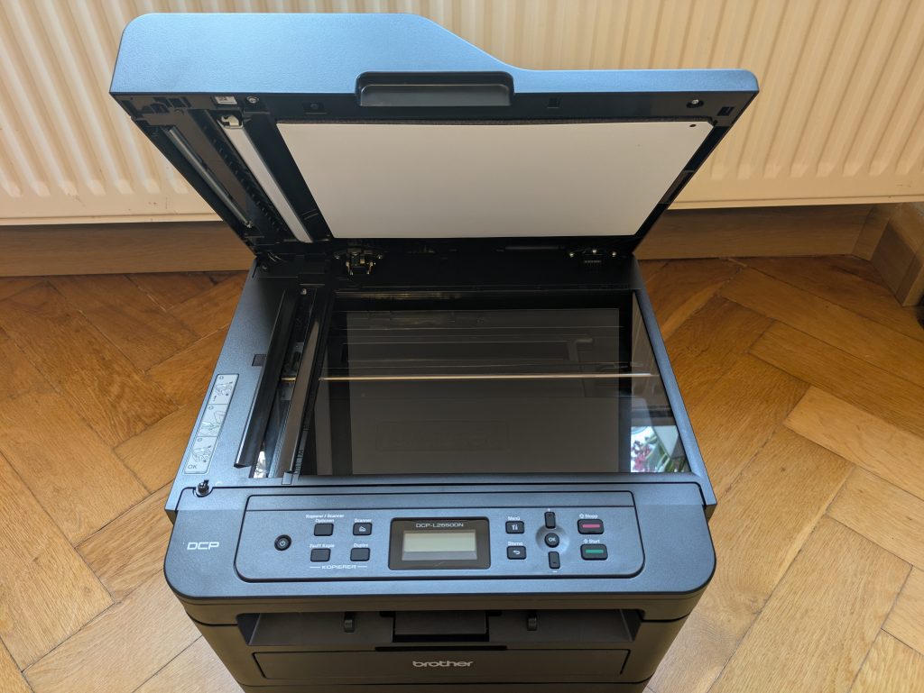 Scanner des Brother DCP-L2550DN Multifunktionsdruckers
