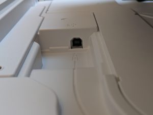 USB-Anschluss des Brother MFC-J1010DW Multifunktionsdruckers