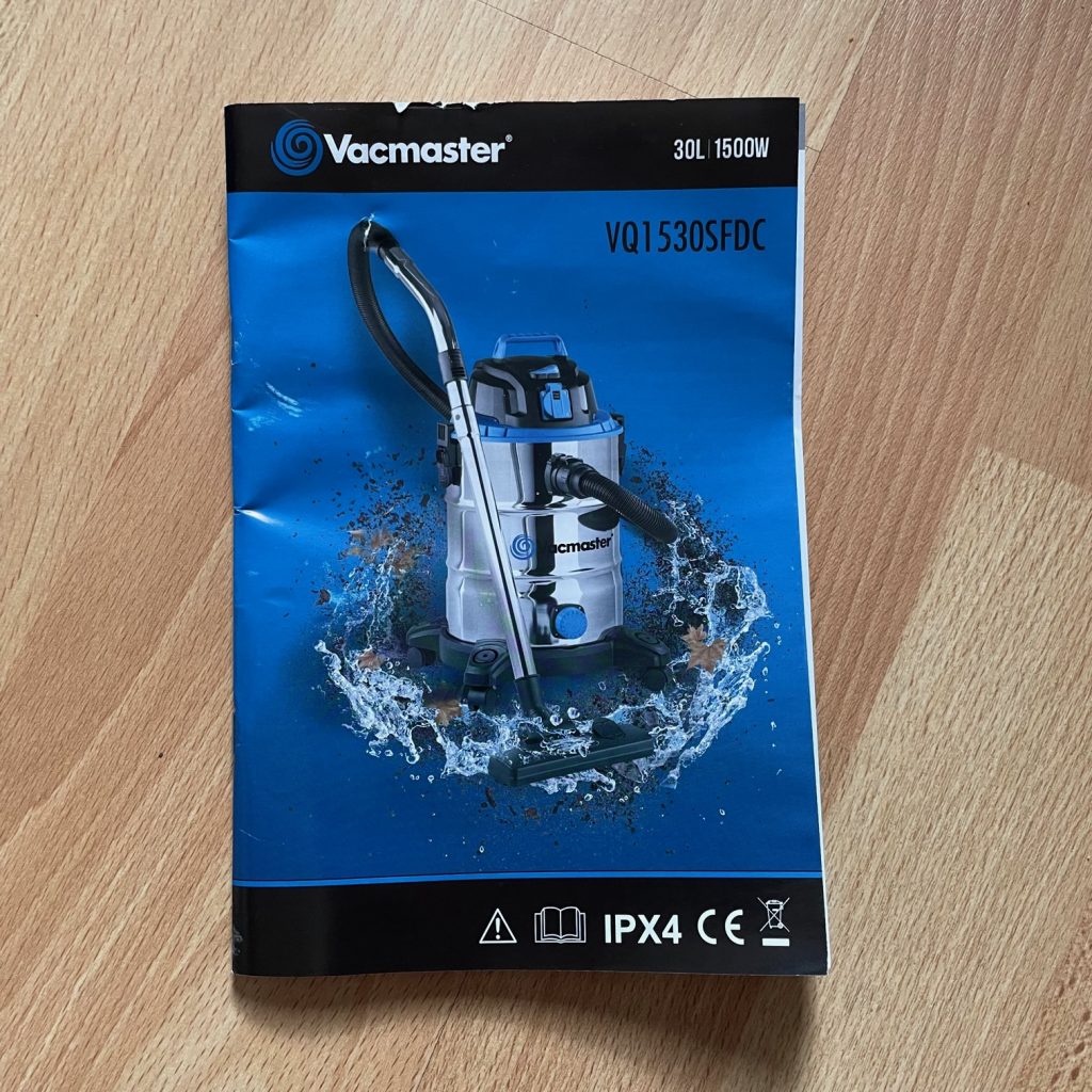 Vacmaster VQ1530SFDC Nass-Trockensauger Anleitung