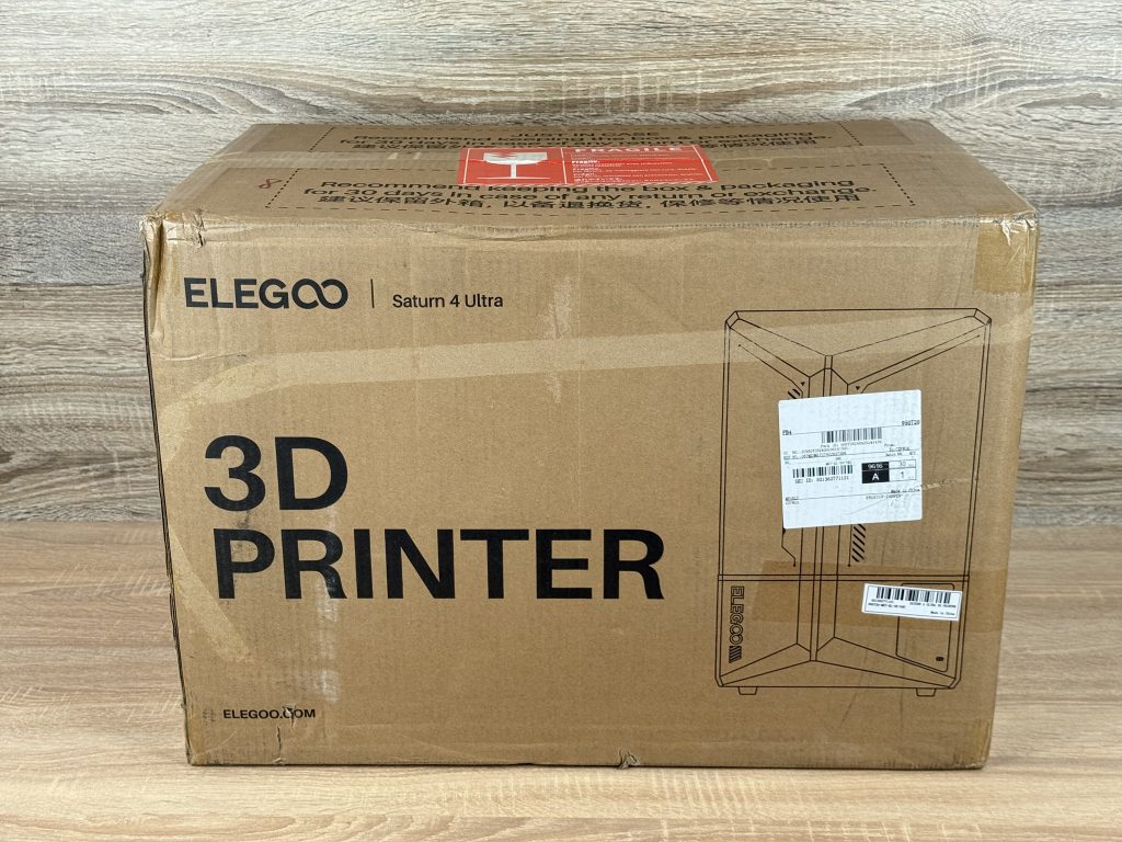 Elegoo Saturn 4 Ultra 3D-Drucker Verpackung