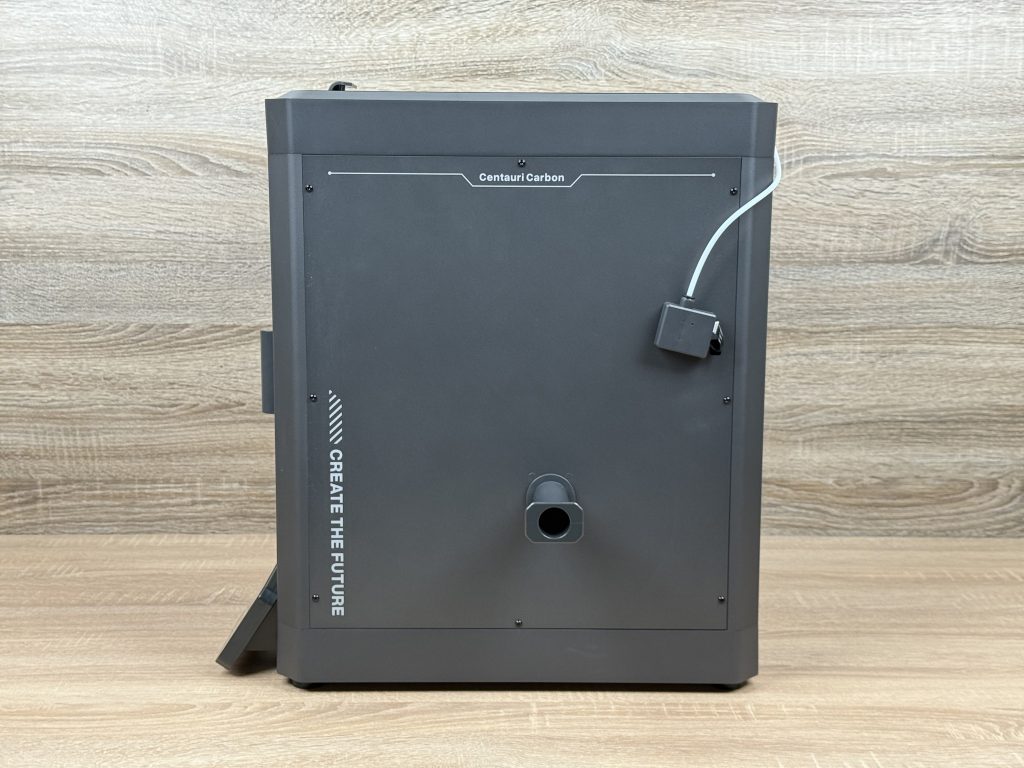 Elegoo Centauri Carbon 3D-Drucker Seitenansicht mit Filamentrollenhalter