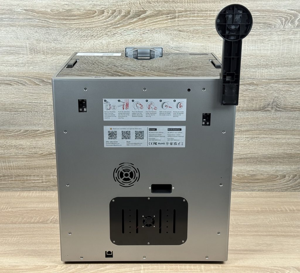 Qidi Plus4 3D-Drucker Rückansicht