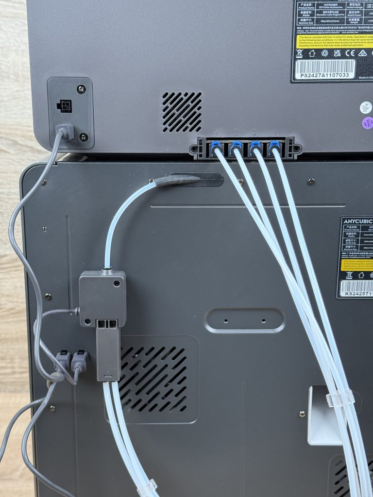 Anycubic Kobra S1 Combo 3D-Drucker Detail Anschluss ACE Pro