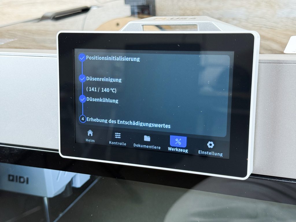 Qidi Plus4 3D-Drucker Resonanzkailibrierung