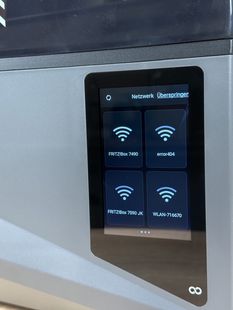 Elegoo Saturn 4 Ultra 3D-Drucker Einrichtung WLAN