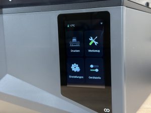 Elegoo Saturn 4 Ultra 3D-Drucker Startbildschirm