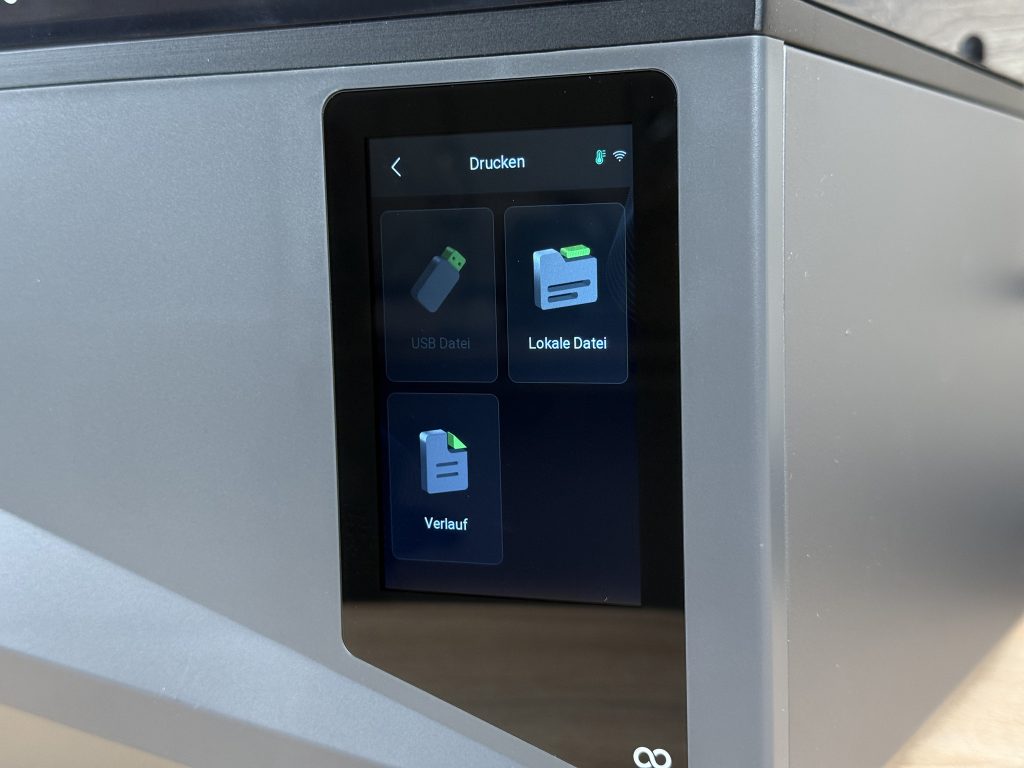 Elegoo Saturn 4 Ultra 3D-Drucker Menü Drucken