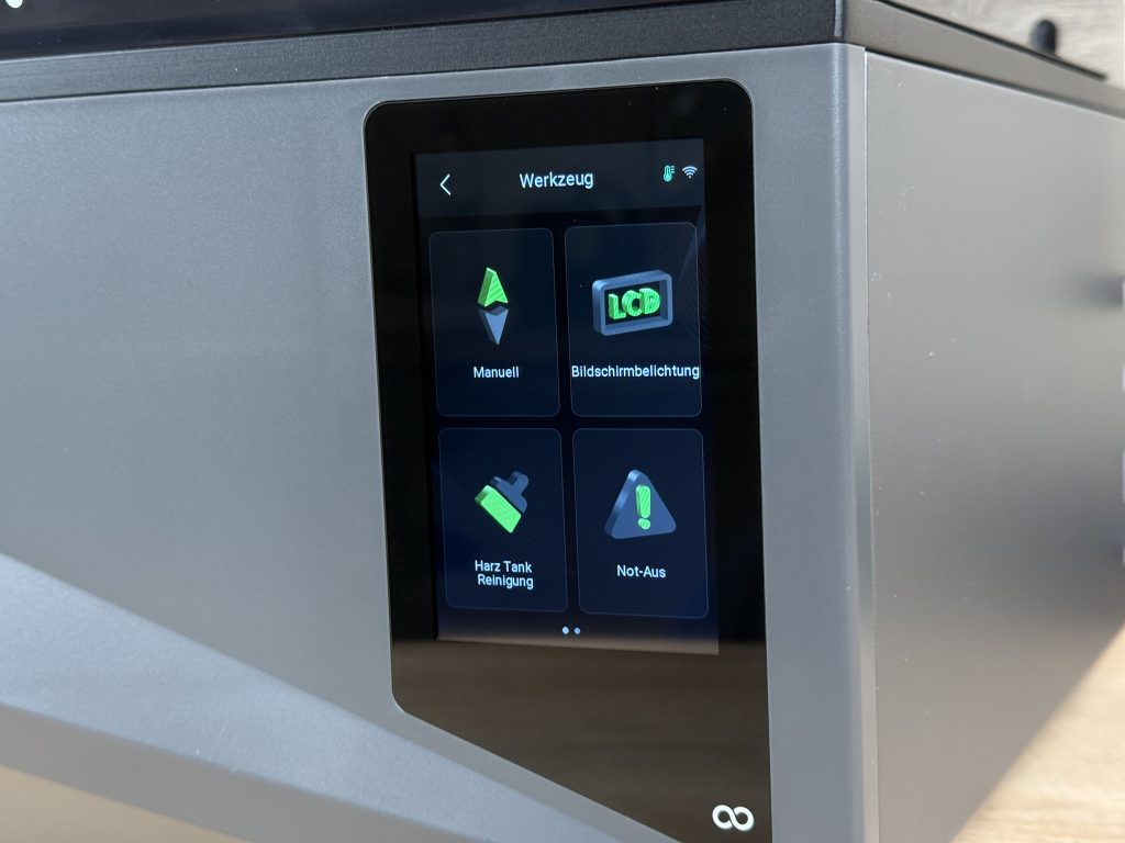 Elegoo Saturn 4 Ultra 3D-Drucker Menü Werkzeug 1