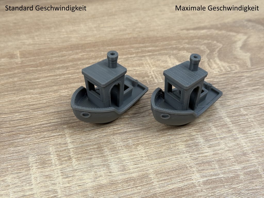 Elegoo Centauri Carbon 3D-Drucker Benchy Vergleich 1