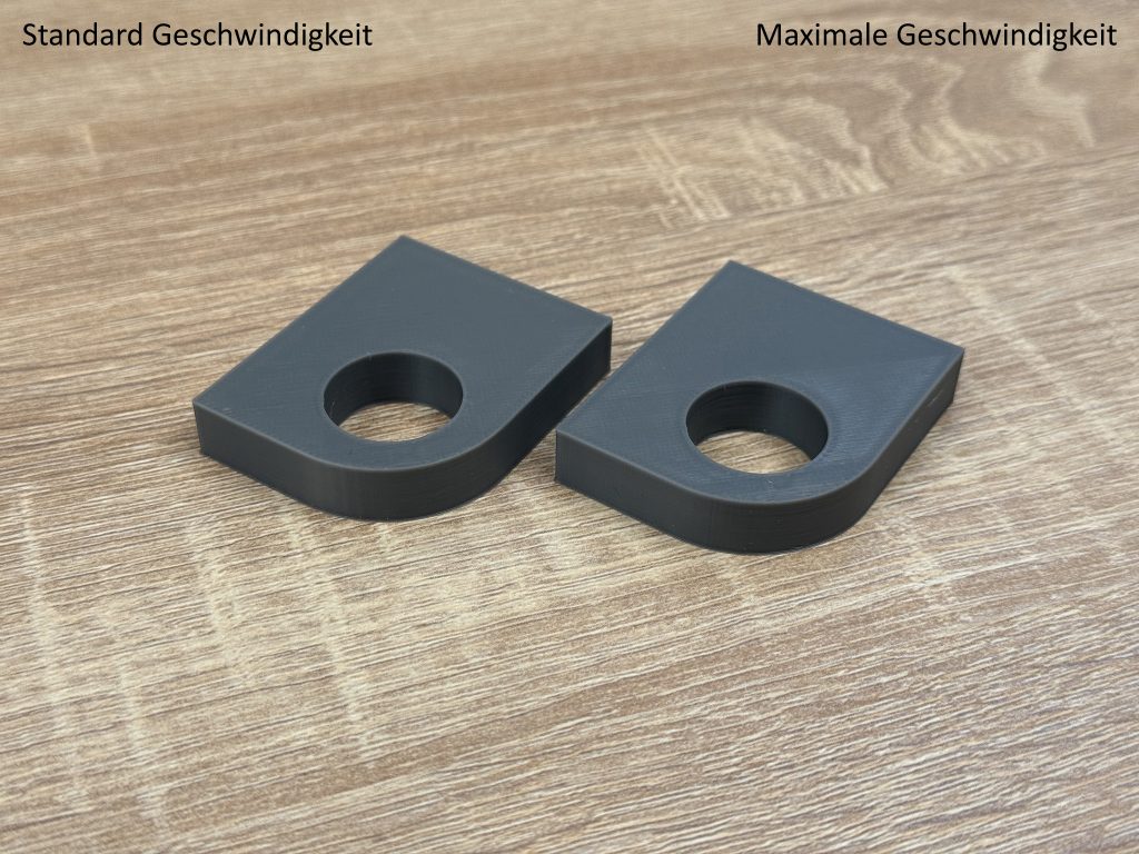 Elegoo Centauri Carbon 3D-Drucker Testobjekt Vergleich 1