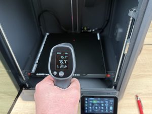 Elegoo Centauri Carbon 3D-Drucker Druckbetttemperatur