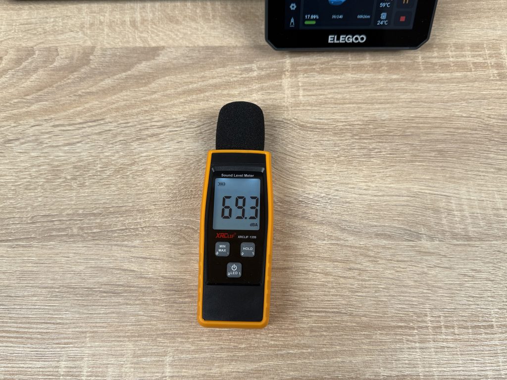 Elegoo Centauri Carbon 3D-Drucker Lautstärke