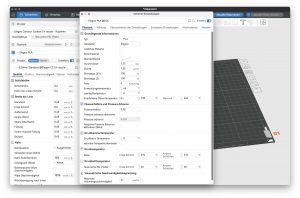 Elegoo Centauri Carbon 3D-Drucker Elegoo Slicer Filamenteinstellungen