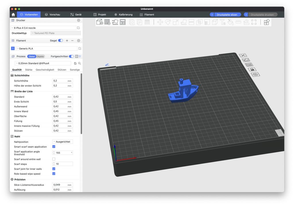 Qidi Plus4 3D-Drucker Slicer 1