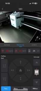Qidi Plus4 3D-Drucker App Druckersteuerung