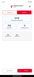 App der Sportstech sVibe Vibrationsplatte (11)