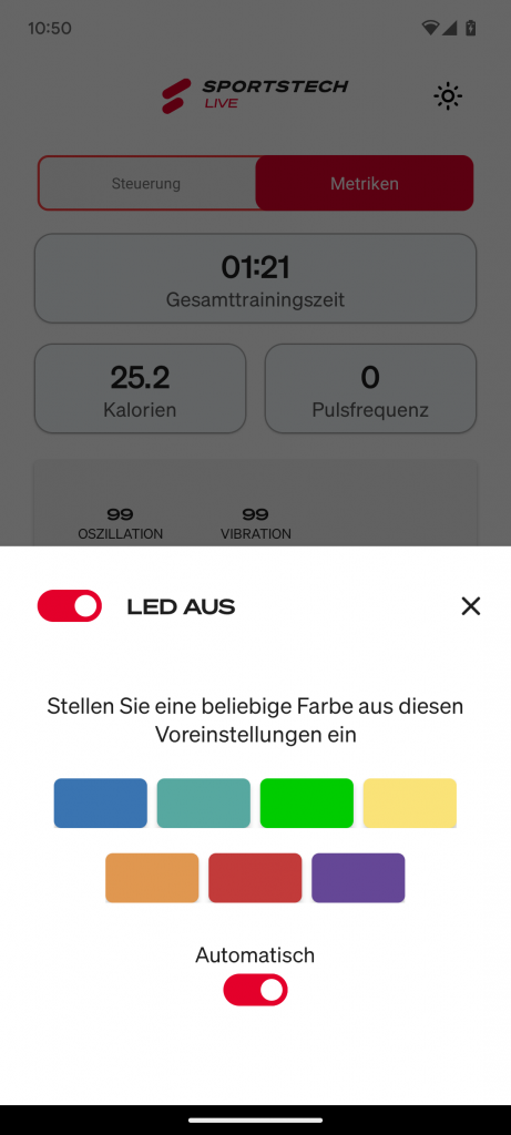 App der Sportstech sVibe Vibrationsplatte (12)