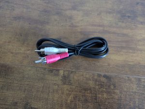 Audiokabel des Audio-Technica LP60XBTBK Plattenspielers