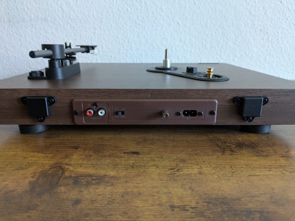 Blaupunkt TT 200 TX WN Plattenspieler von hinten