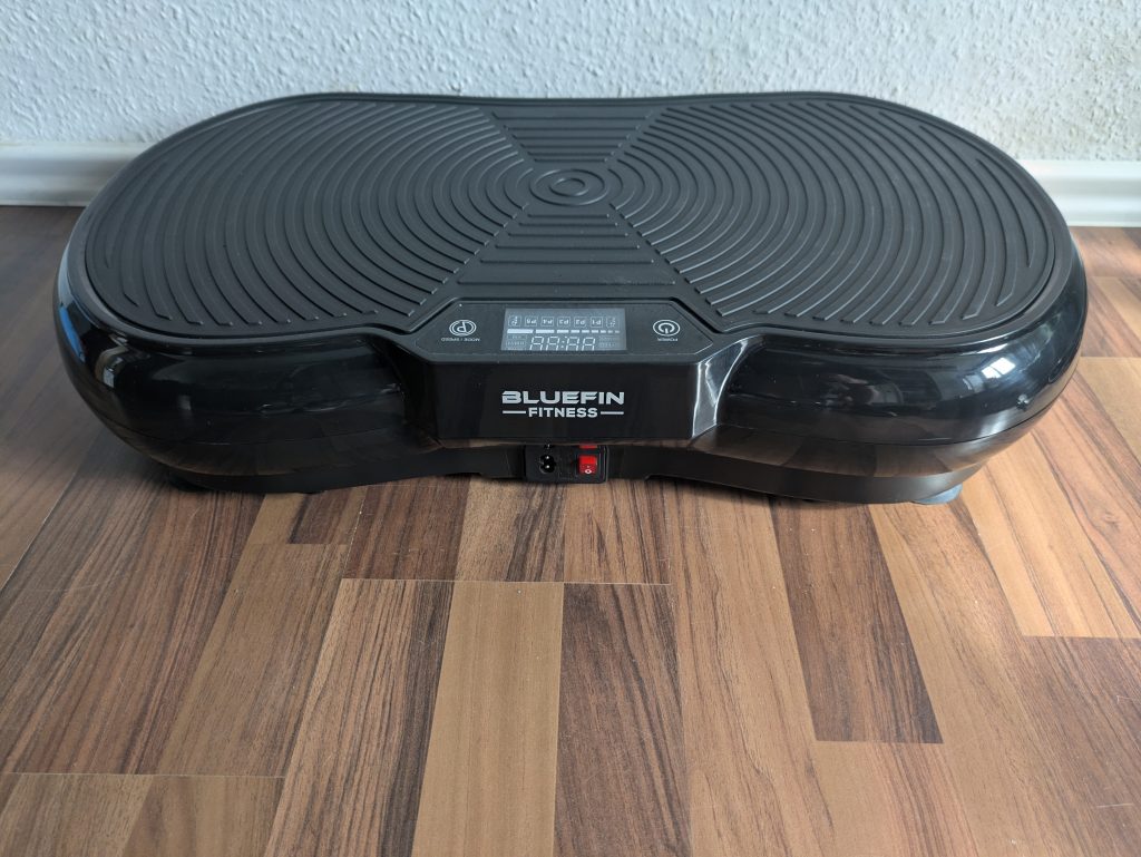 Bluefin Fitness SLIM Vibrationsplatte von hinten