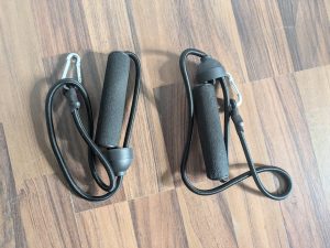 Expandbänder der Bluefin Fitness SLIM Vibrationsplatte