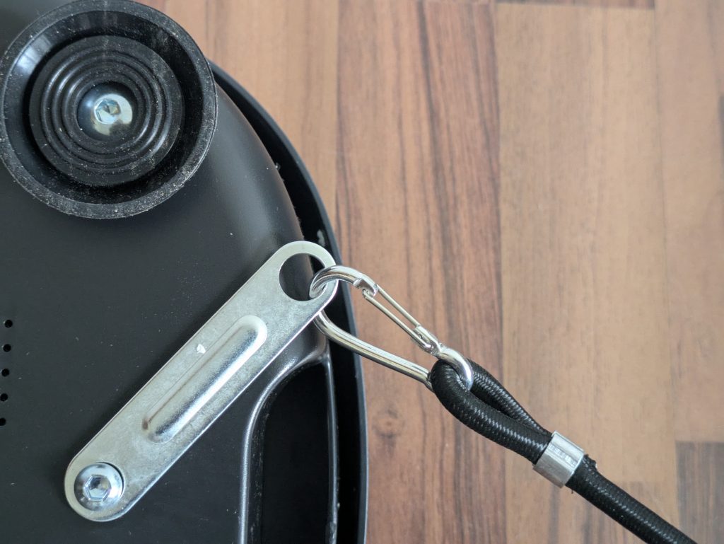 FLYBIRD Mini Vibrationsplatte von unten mit Expandband