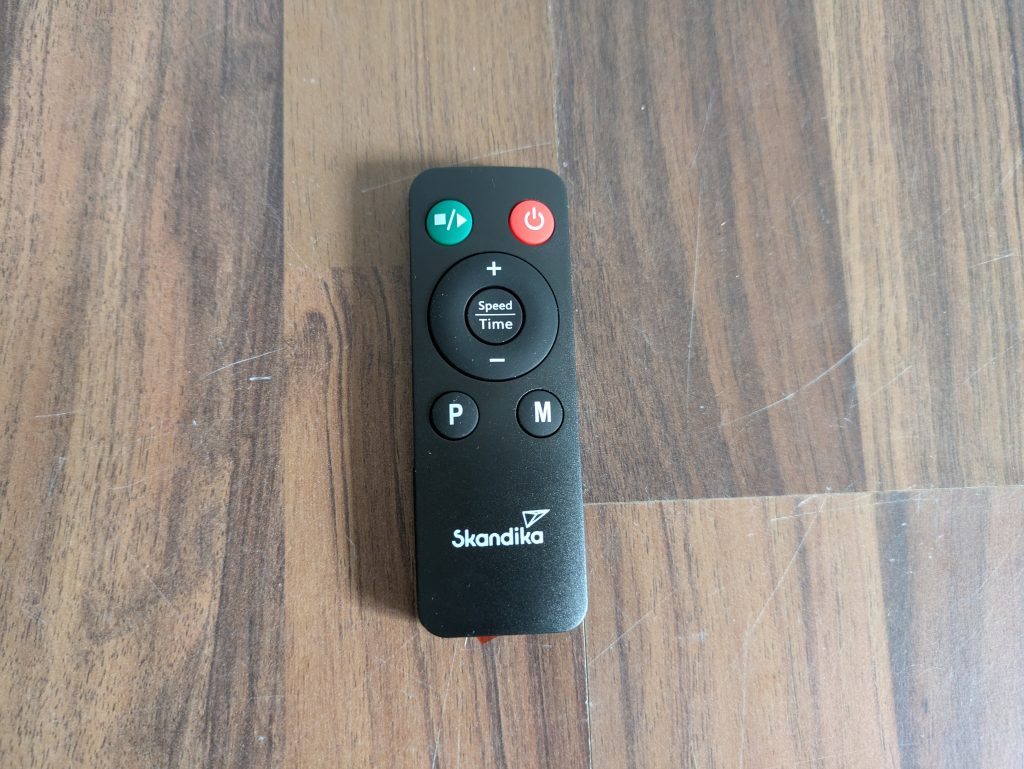 Fernbedienung der Skandika V2 Vibrationsplatte