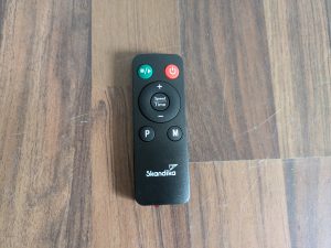 Fernbedienung der Skandika V2 Vibrationsplatte