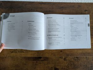 Handbuch des Yamaha Musiccast Vinyl 500 Plattenspielers geöffnet