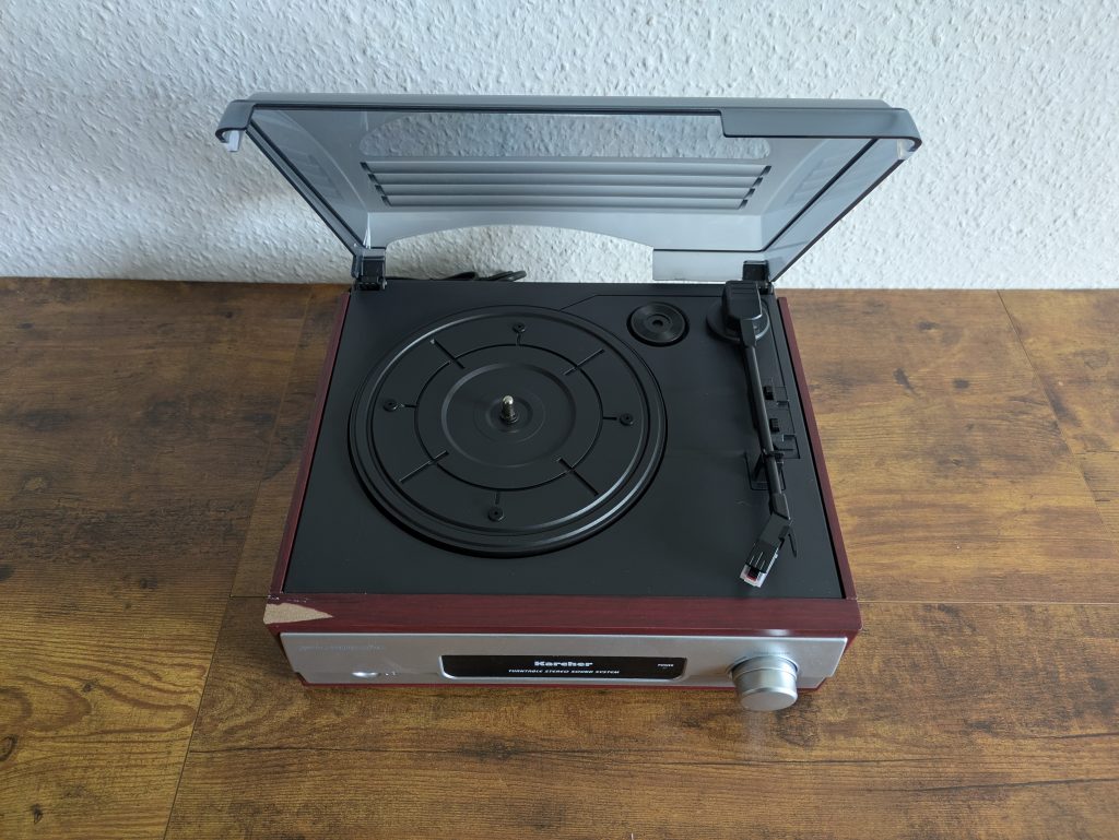 Karcher KA 8050 Plattenspieler geöffnet v2