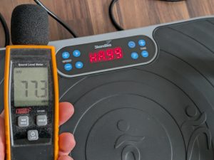Lautstärke der Skandika V2 Vibrationsplatte