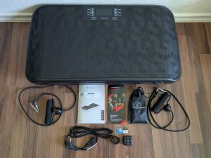 Lieferumfang der Sportstech sVibe Vibrationsplatte