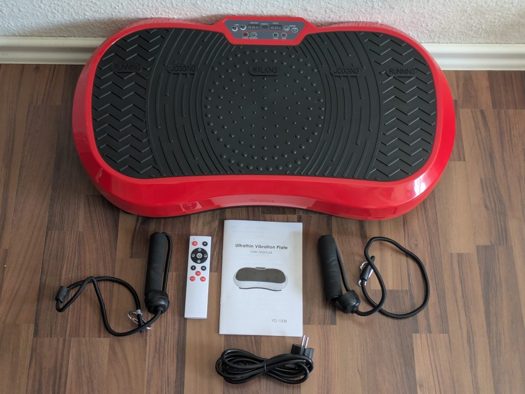 Lieferumfang der TLGREEN ‎Le Dzx01-2790 Vibrationsplatte