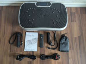 Lieferumfang der WeightWorld Vibrationsplatte