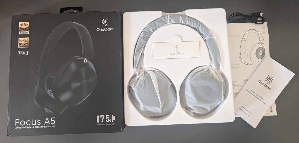 OneOdio A5 Over Ear Kopfhörer Lieferumfang