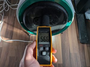 Rumpelpegelgeräusch des Blaupunkt TT 200 TX WN Plattenspielers