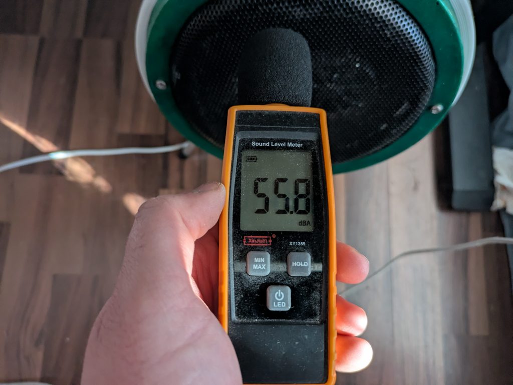 Rumpelpegelgeräusch des Cambridge Audio Alva ST Plattenspieler