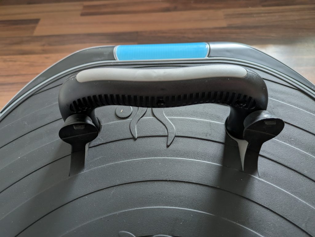 Skandika V2 Vibrationsplatte Handgriff von der Seite